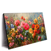 Led Wandbild Leuchtende Fruehlingsblumen Querformat Produktvorschau Seitlich