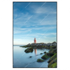 Led Wandbild Leuchtturm An Der Nordsee Hochformat Produktvorschau Frontal