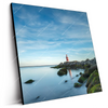 Led Wandbild Leuchtturm An Der Nordsee Quadrat Produktvorschau Seitlich