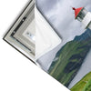 Led Wandbild Leuchtturm Auf Insel Hochformat Materialvorschau
