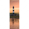 Led Wandbild Leuchtturm Bei Sonnenuntergang Schmal Motivvorschau