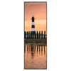 Led Wandbild Leuchtturm Bei Sonnenuntergang Schmal Produktvorschau Frontal
