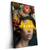 Led Wandbild Like Florales Portraet Hochformat Produktvorschau Seitlich
