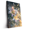 Led Wandbild Lilien Im Morgenlicht Hochformat Produktvorschau Seitlich