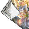 Led Wandbild Lilien Im Morgenlicht Quadrat Materialvorschau