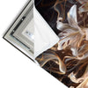 Led Wandbild Lilien In Goldenem Rauch Hochformat Materialvorschau