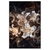 Led Wandbild Lilien In Goldenem Rauch Hochformat Produktvorschau Frontal