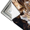 Led Wandbild Lilien In Goldenem Rauch Querformat Materialvorschau
