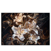 Led Wandbild Lilien In Goldenem Rauch Querformat Produktvorschau Frontal