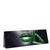 Led Wandbild Lippen Silber Gruen Panorama Produktvorschau Seitlich