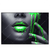 Led Wandbild Lippen Silber Gruen Querformat Produktvorschau Frontal