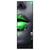 Led Wandbild Lippen Silber Gruen Schmal Produktvorschau Frontal