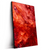 Led Wandbild Liquid Marmor Rot Hochformat Produktvorschau Seitlich