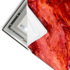Led Wandbild Liquid Marmor Rot Querformat Materialvorschau