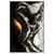 Led Wandbild Liquid Marmor Schwarz Gold Hochformat Produktvorschau Frontal