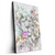 Led Wandbild Loewe Blumen Hochformat Produktvorschau Seitlich
