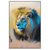 Led Wandbild Loewe Farben Der Wildnis Hochformat Produktvorschau Frontal
