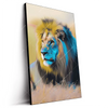 Led Wandbild Loewe Farben Der Wildnis Hochformat Produktvorschau Seitlich