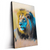 Led Wandbild Loewe Farben Der Wildnis Hochformat Produktvorschau Seitlich