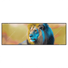 Led Wandbild Loewe Farben Der Wildnis Panorama Produktvorschau Frontal