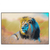 Led Wandbild Loewe Farben Der Wildnis Querformat Produktvorschau Frontal