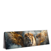 Led Wandbild Loewe Mit Goldenen Fluegeln Panorama Produktvorschau Seitlich