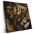 Led Wandbild Loewenportrait Kraft Und Eleganz Quadrat Produktvorschau Seitlich