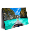 Led Wandbild Longtail Boot Querformat Produktvorschau Seitlich