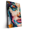 Led Wandbild Loretta Abstrakt Patchwork Art Hochformat Produktvorschau Seitlich