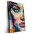 Led Wandbild Loretta Abstrakt Patchwork Art Hochformat Produktvorschau Seitlich