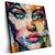 Led Wandbild Loretta Abstrakt Patchwork Art Quadrat Produktvorschau Seitlich