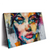 Led Wandbild Loretta Abstrakt Patchwork Art Querformat Produktvorschau Seitlich