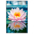 Led Wandbild Lotusblume Hochformat Produktvorschau Frontal