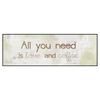 Led Wandbild Love Coffee Panorama Produktvorschau Frontal