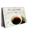 Led Wandbild Love Coffee Querformat Produktvorschau Seitlich