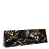 Led Wandbild Luxurioeser Fuchs Mit Blumen Panorama Produktvorschau Seitlich