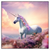 Led Wandbild Magic Einhorn Quadrat Produktvorschau Frontal