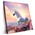 Led Wandbild Magic Einhorn Quadrat Produktvorschau Seitlich