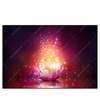 Led Wandbild Magie Blume Querformat Produktvorschau Frontal