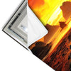 Led Wandbild Magische Steinlandschaft Im Meer Quadrat Materialvorschau