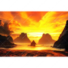 Led Wandbild Magische Steinlandschaft Im Meer Querformat Motivvorschau