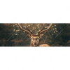 Led Wandbild Magischer Hirsch Im Waldrand Panorama Motivvorschau