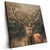 Led Wandbild Magischer Hirsch Im Waldrand Quadrat Produktvorschau Seitlich
