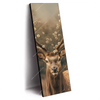 Led Wandbild Magischer Hirsch Im Waldrand Schmal Produktvorschau Seitlich
