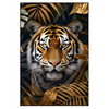 Led Wandbild Majestaetischer Tiger Im Dschungel Hochformat Produktvorschau Frontal