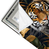 Led Wandbild Majestaetischer Tiger Im Dschungel Quadrat Materialvorschau