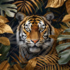 Led Wandbild Majestaetischer Tiger Im Dschungel Quadrat Motivvorschau