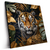 Led Wandbild Majestaetischer Tiger Im Dschungel Quadrat Produktvorschau Seitlich