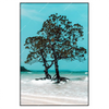 Led Wandbild Mangrovenbaum Im Wasser Hochformat Produktvorschau Frontal