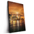 Led Wandbild Manhatten Bei Sonnenuntergang Hochformat Produktvorschau Seitlich